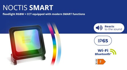 SMART WIFI APP LED VERSTRALER 24W RGB+CCT DIMBAAR 